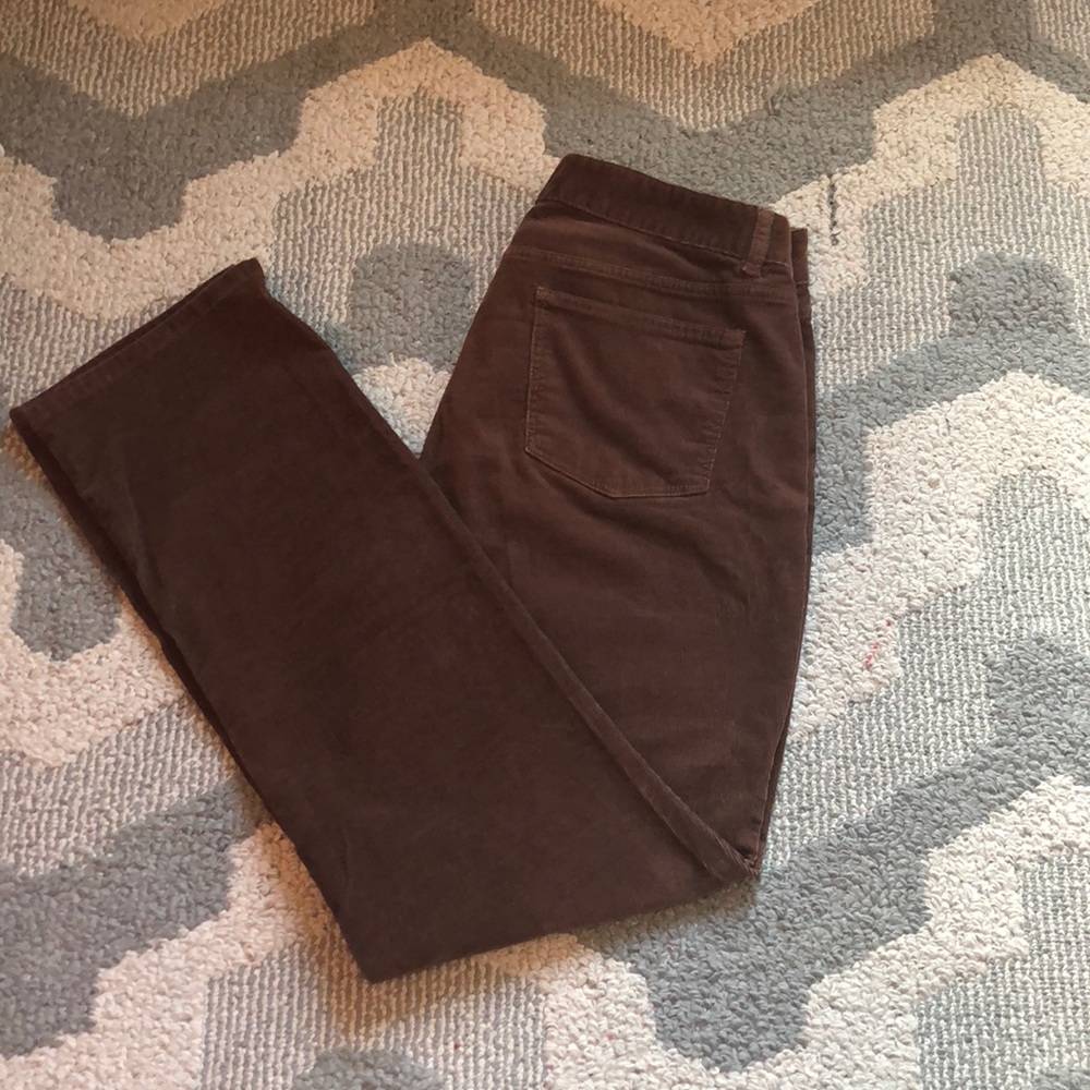 Talbots brown corduroy pants